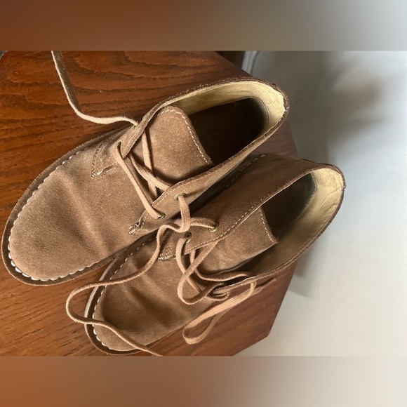 L.L. Bean Women's Stonington Chukkas, Suede Size 6.5 Medium Toasted Coconut - Picture 6 of 11
